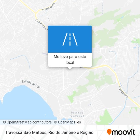 Travessa São Mateus mapa