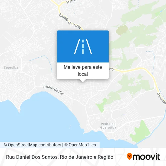 Rua Daniel Dos Santos mapa