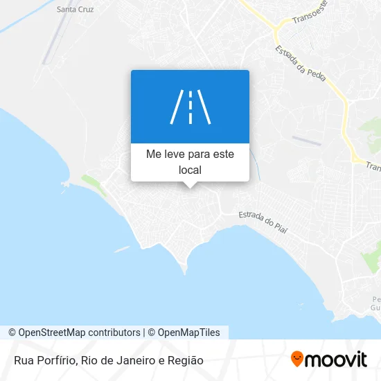 Rua Porfírio mapa