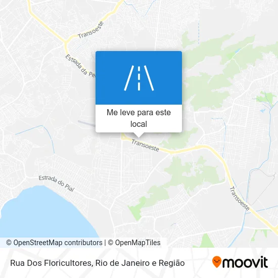 Rua Dos Floricultores mapa