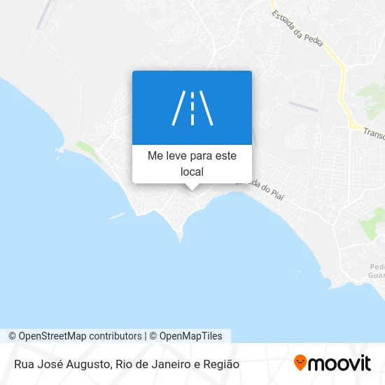 Rua José Augusto mapa