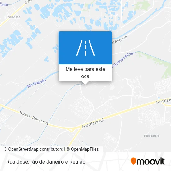 Rua Jose mapa