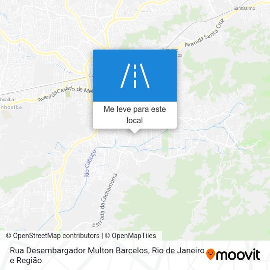 Rua Desembargador Multon Barcelos mapa