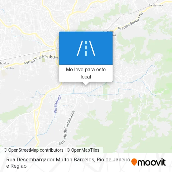 Rua Desembargador Multon Barcelos mapa