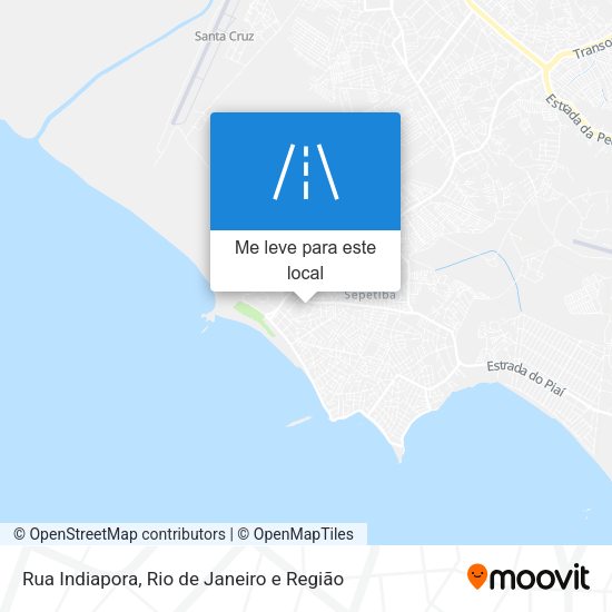 Rua Indiapora mapa