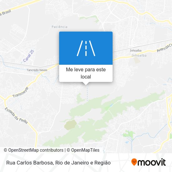 Rua Carlos Barbosa mapa