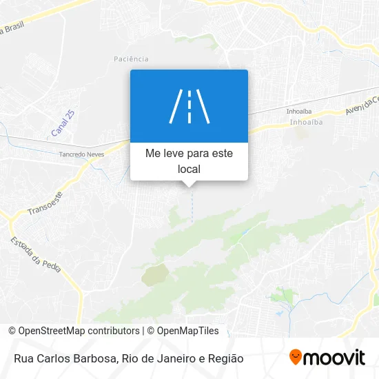 Rua Carlos Barbosa mapa