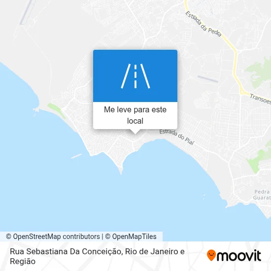 Rua Sebastiana Da Conceição mapa