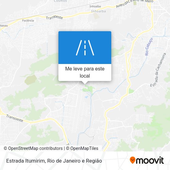 Estrada Itumirim mapa
