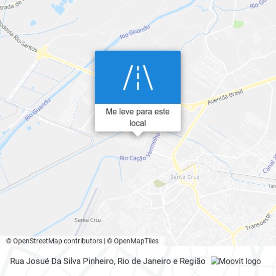 Rua Josué Da Silva Pinheiro mapa