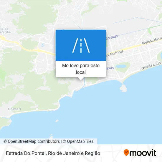 Estrada Do Pontal mapa