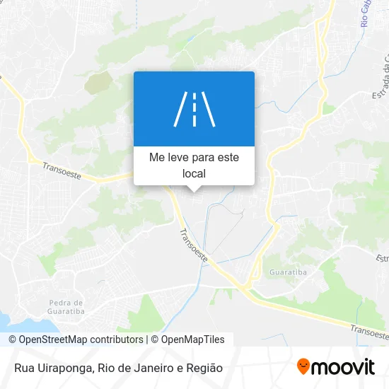 Rua Uiraponga mapa