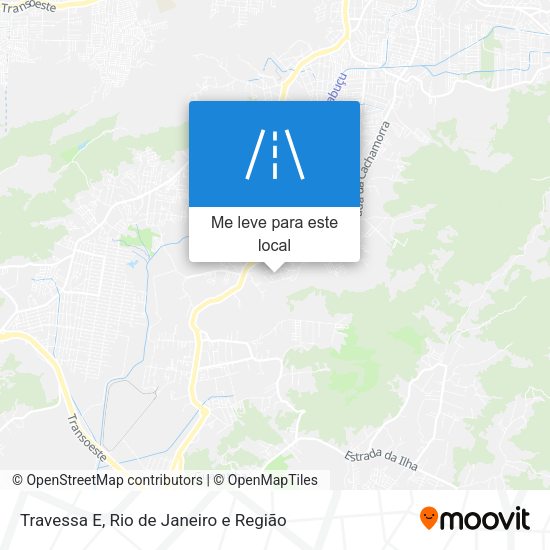 Travessa E mapa