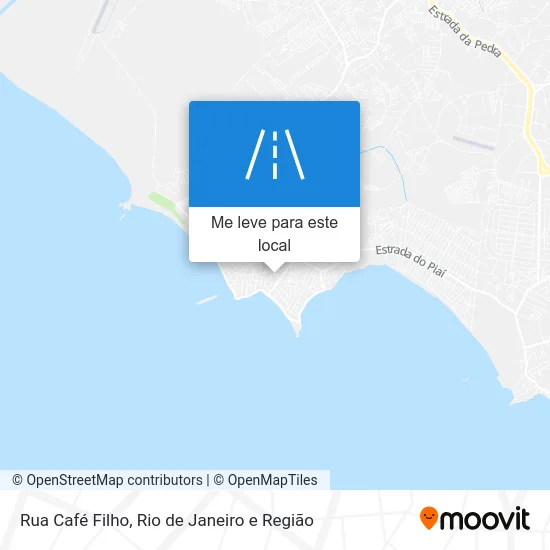 Rua Café Filho mapa