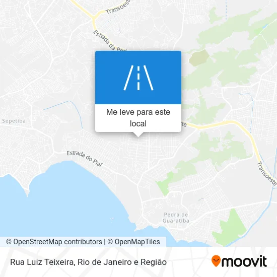 Rua Luiz Teixeira mapa