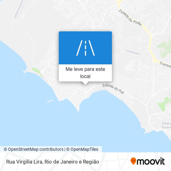 Rua Virgilia Lira mapa