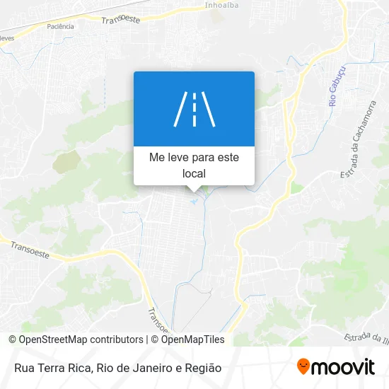 Rua Terra Rica mapa
