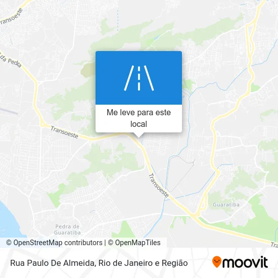 Rua Paulo De Almeida mapa