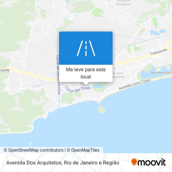 Avenida Dos Arquitetos mapa