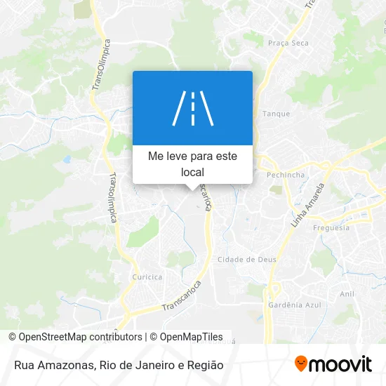 Rua Amazonas mapa