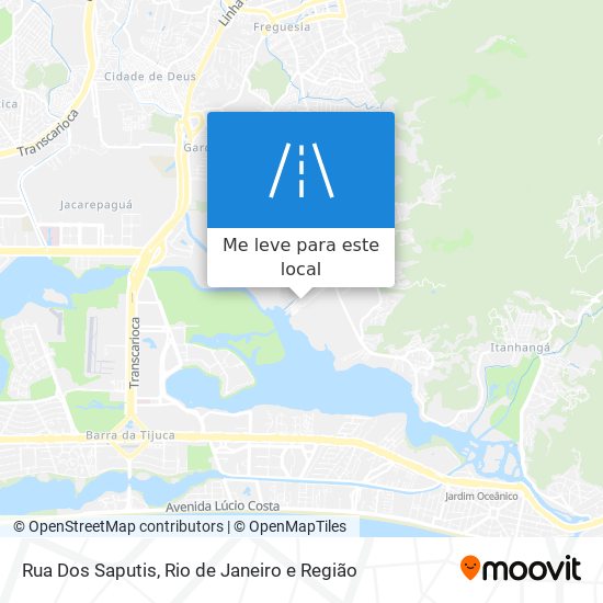 Rua Dos Saputis mapa