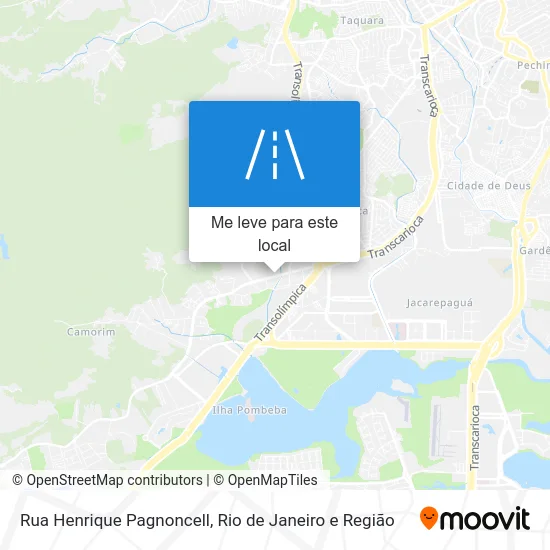 Rua Henrique Pagnoncell mapa