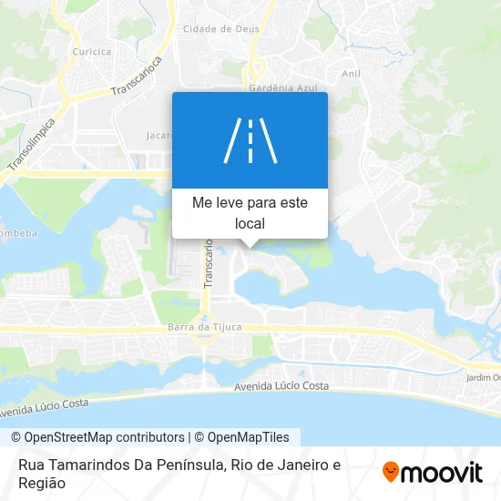 Rua Tamarindos Da Península mapa