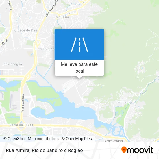 Rua Almira mapa