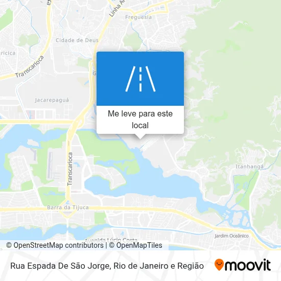 Rua Espada De São Jorge mapa