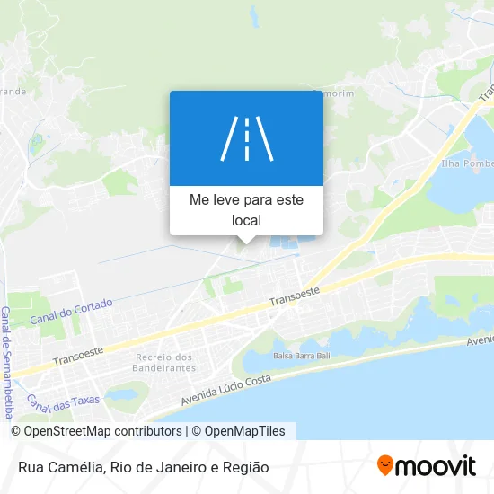Rua Camélia mapa