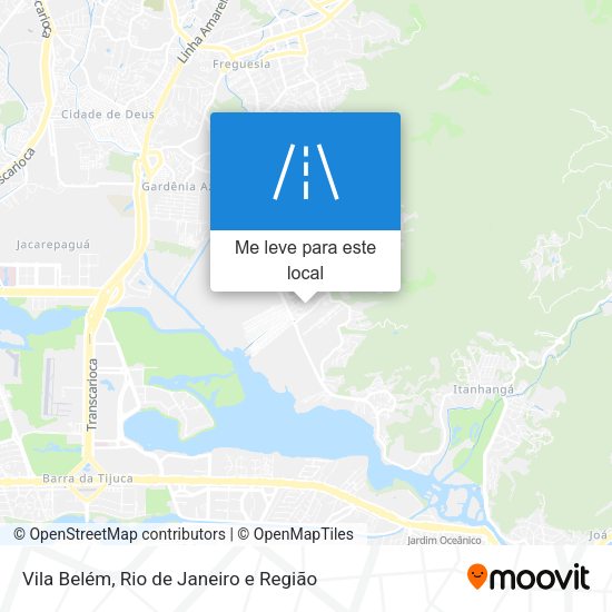Vila Belém mapa