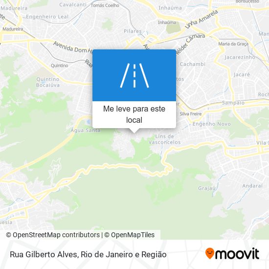 Rua Gilberto Alves mapa