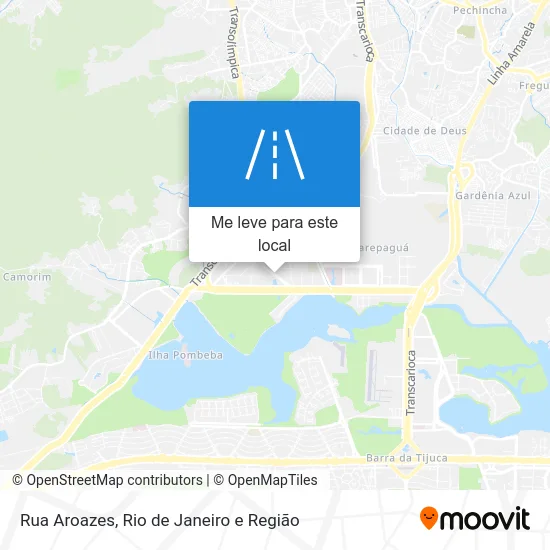 Rua Aroazes mapa