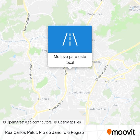 Rua Carlos Palut mapa