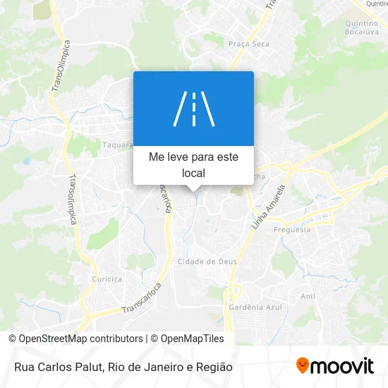 Rua Carlos Palut mapa