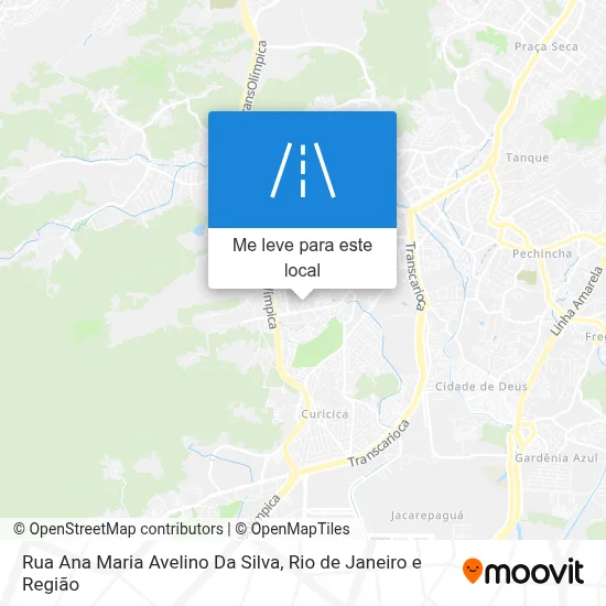 Rua Ana Maria Avelino Da Silva mapa