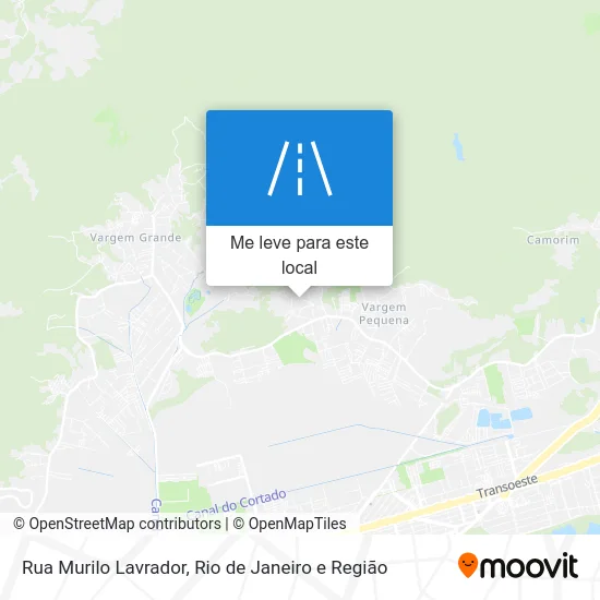 Rua Murilo Lavrador mapa