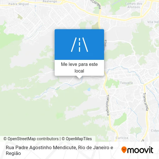 Rua Padre Agostinho Mendicute mapa