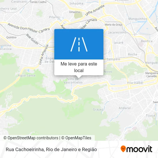 Rua Cachoeirinha mapa