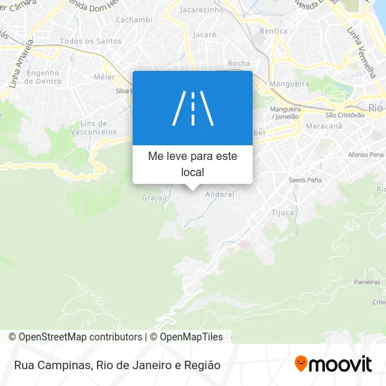 Rua Campinas mapa
