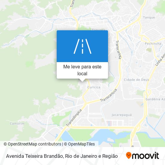 Avenida Teixeira Brandão mapa