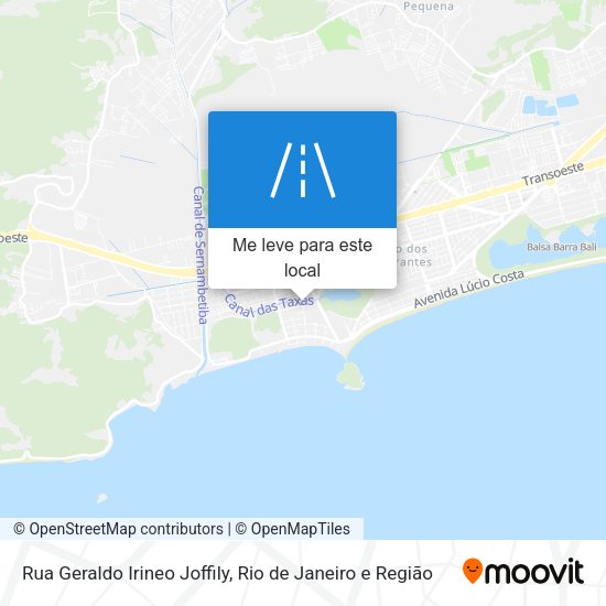 Rua Geraldo Irineo Joffily mapa