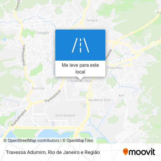 Travessa Adumim mapa
