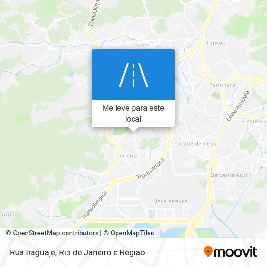 Rua Iraguaje mapa