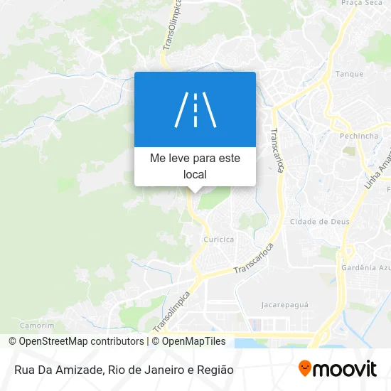 Rua Da Amizade mapa
