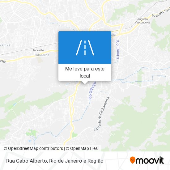 Rua Cabo Alberto mapa