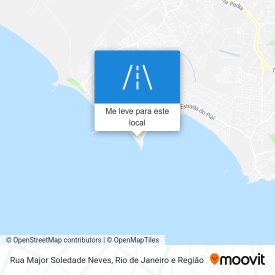Rua Major Soledade Neves mapa