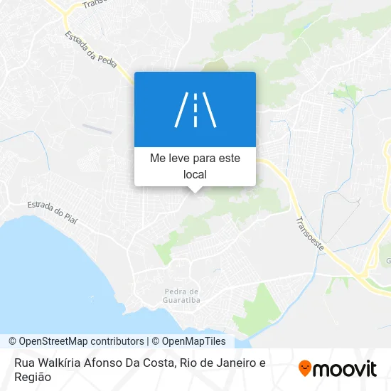 Rua Walkíria Afonso Da Costa mapa