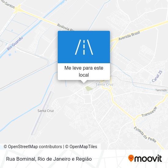 Rua Bominal mapa