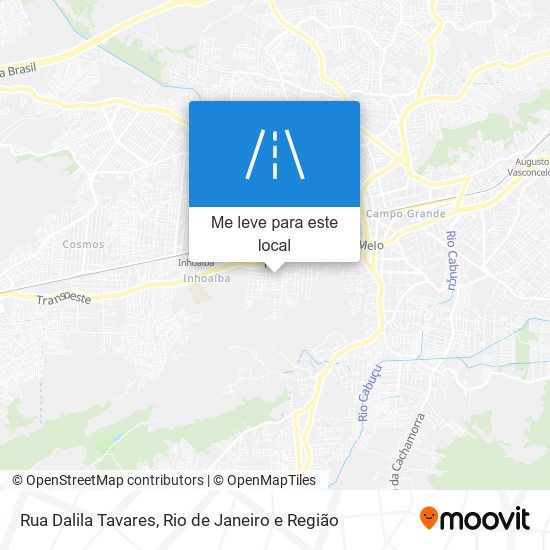 Rua Dalila Tavares mapa